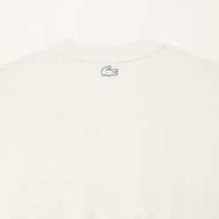 T-Shirts | LACOSTE T-Shirt Homme Lacoste Loose Fit Imprime En Jersey De Coton