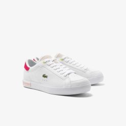 Sneakers | LACOSTE Sneakers Powercourt Femme En Cuir