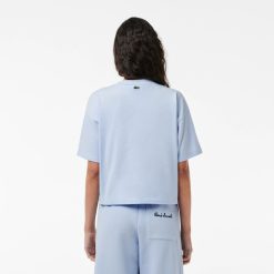 T-Shirts | LACOSTE T-Shirt Relaxed Fit Avec Inscription