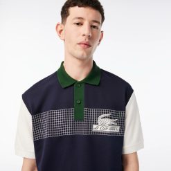 Polos | LACOSTE Polo Homme Lacoste Loose Fit En Coton Biologique