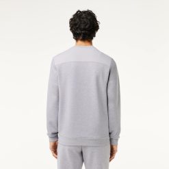 Vetements De Sport | LACOSTE Sweatshirt Lacoste Sport Uni Avec Empiecements Mesh