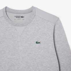 Vetements De Sport | LACOSTE Sweatshirt Lacoste Sport Uni Avec Empiecements Mesh