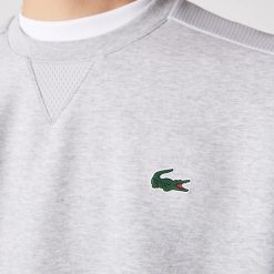 Vetements De Sport | LACOSTE Sweatshirt Lacoste Sport Uni Avec Empiecements Mesh