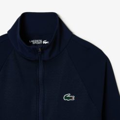 Vetements De Sport | LACOSTE Veste Mid-Layer Golf Slim Fit En Polaire