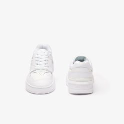 Sneakers | LACOSTE Sneakers Lineshot Femme En Cuir Talon Sigle