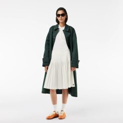 Robes & Jupes | LACOSTE Jupe Plissee En Twill