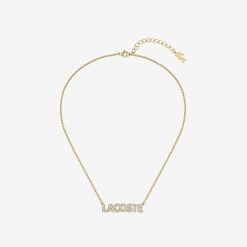 Bijoux | LACOSTE Collier Script Femme Lacoste