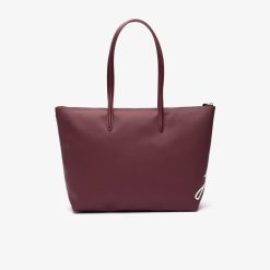 Sacs A Main & Cabas | LACOSTE Grand Sac Cabas L.12.12 Imprime Signature Toile Enduite