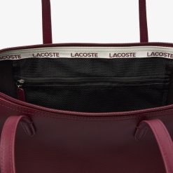 Sacs A Main & Cabas | LACOSTE Grand Sac Cabas L.12.12 Imprime Signature Toile Enduite