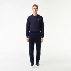 Vetements De Sport | LACOSTE Pantalon De Jogging Uni Avec Empiecements En Mesh