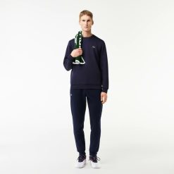 Vetements De Sport | LACOSTE Pantalon De Jogging Uni Avec Empiecements En Mesh