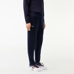 Vetements De Sport | LACOSTE Pantalon De Jogging Uni Avec Empiecements En Mesh