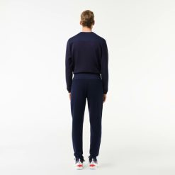 Vetements De Sport | LACOSTE Pantalon De Jogging Uni Avec Empiecements En Mesh