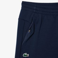 Vetements De Sport | LACOSTE Pantalon De Jogging Uni Avec Empiecements En Mesh