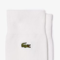 Chaussettes | LACOSTE Lot De 5 Paires De Chaussettes Montantes Unies En Coton Bio