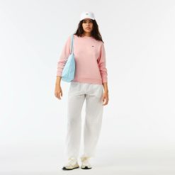 Sweatshirts | LACOSTE Sweatshirt Jogger Femme Lacoste En Molleton