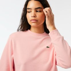 Sweatshirts | LACOSTE Sweatshirt Jogger Femme Lacoste En Molleton