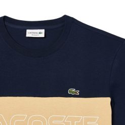 T-Shirts | LACOSTE T-Shirt Color-Block Regular Fit Imprime Lacoste