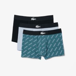 Sous-Vetements & Vetements D'Interieur | LACOSTE Lot De 3 Boxers Courts En Coton Stretch