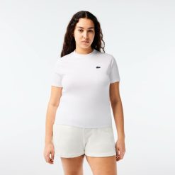 Vetements De Sport | LACOSTE T-Shirt Jersey Technique De Coton Biologique Ultra-Dry