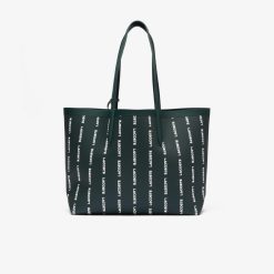 Sacs A Main & Cabas | LACOSTE Sac Cabas Anna Reversible Imprime All-Over