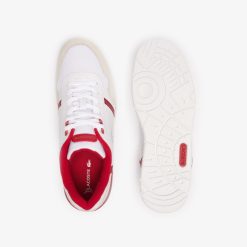 Sneakers | LACOSTE Sneakers T-Clip Homme En Cuir Contraste