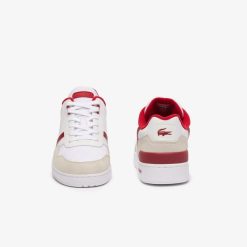 Sneakers | LACOSTE Sneakers T-Clip Homme En Cuir Contraste