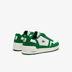 Sneakers | LACOSTE Sneakers T-Clip Homme En Cuir Avec Languette Siglee