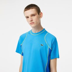 Vetements De Sport | LACOSTE T-Shirt Homme Lacoste Tennis En Pique Indemaillable