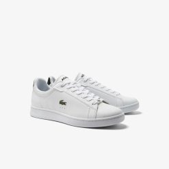 Sneakers | LACOSTE Sneakers Carnaby Pro Homme Lacoste En Cuir Avec Detail Au Talon