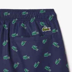 Maillots De Bain | LACOSTE Short De Bain Avec Imprime Crocodile