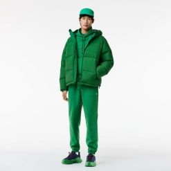 Survetements | LACOSTE Sweatshirt A Capuche Jogger Avec Crocodile Matelasse