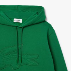 Survetements | LACOSTE Sweatshirt A Capuche Jogger Avec Crocodile Matelasse