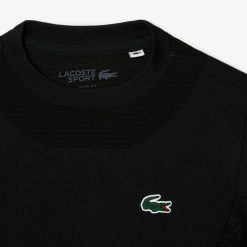 Vetements De Sport | LACOSTE Crop Top Manches Longues Sport Sans Couture