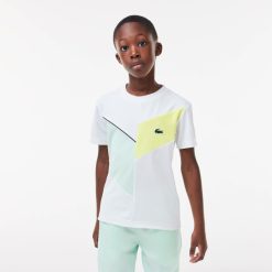 Vetements Garcon | LACOSTE T-Shirt Tennis En Pique Indemaillable