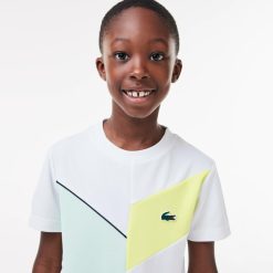 Vetements Garcon | LACOSTE T-Shirt Tennis En Pique Indemaillable