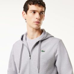 Vetements De Sport | LACOSTE Sweatshirt A Capuche Lacoste Sport Avec Empiecements En Mesh