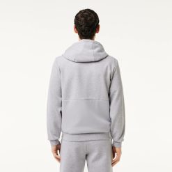 Vetements De Sport | LACOSTE Sweatshirt A Capuche Lacoste Sport Avec Empiecements En Mesh