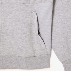 Vetements De Sport | LACOSTE Sweatshirt A Capuche Lacoste Sport Avec Empiecements En Mesh