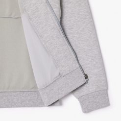 Vetements De Sport | LACOSTE Sweatshirt A Capuche Lacoste Sport Avec Empiecements En Mesh