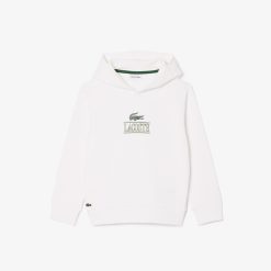 Vetements Fille | LACOSTE Sweatshirt A Capuche En Coton