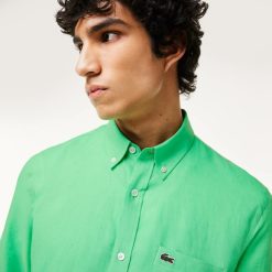 Chemises | LACOSTE Chemise Homme Lacoste En Lin