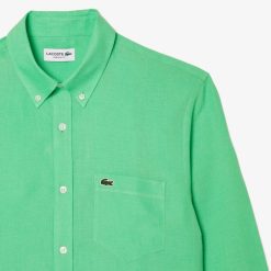 Chemises | LACOSTE Chemise Homme Lacoste En Lin