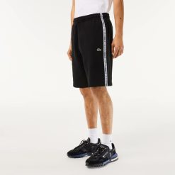 Pantalons & Shorts | LACOSTE Short Jogger Homme Lacoste En Molleton De Coton