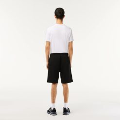 Pantalons & Shorts | LACOSTE Short Jogger Homme Lacoste En Molleton De Coton