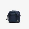 Sacs A Bandouliere | LACOSTE Sacoche Zippee Unie Lacoste Avec Bandouliere Ajustable