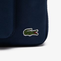 Sacs A Bandouliere | LACOSTE Sacoche Zippee Unie Lacoste Avec Bandouliere Ajustable