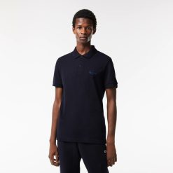 Polos | LACOSTE Polo Regular Fit Avec Badge Crocodile Matelasse