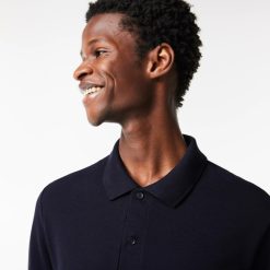 Polos | LACOSTE Polo Regular Fit Avec Badge Crocodile Matelasse