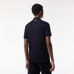 Polos | LACOSTE Polo Regular Fit Avec Badge Crocodile Matelasse